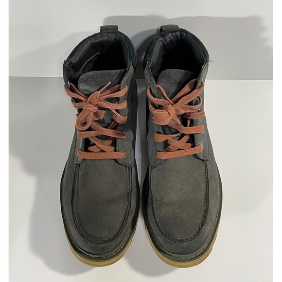 Sorel Mens Size 9.5 Caribou Mod Chukka Boot Waterproof Suede & Nylon Grey
